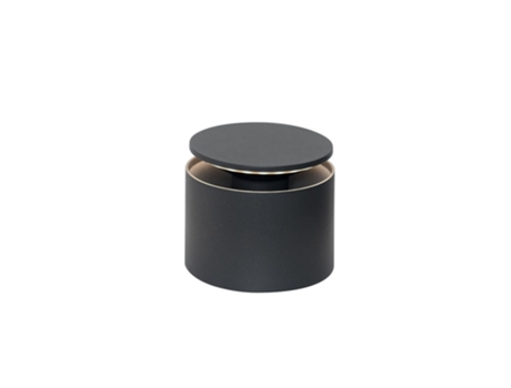 Lámpara de mesa LED Push Up portátil y recargable gris oscuro ZAFFERANO