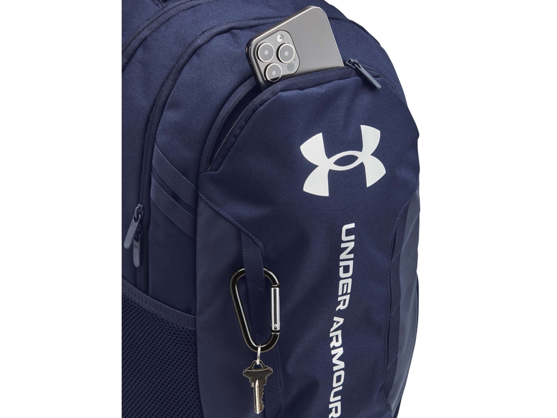 Mochila Hustle 6 de 29 l, azul marino medianoche/plata metalizada, talla única Under Armour