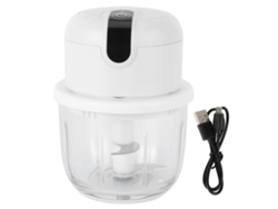 Prensa De Ajos Eléctrica Recargable De 350 Ml Con Usb, Picadora De Carne, Acero Inoxidable 304, Tapa Protectora.