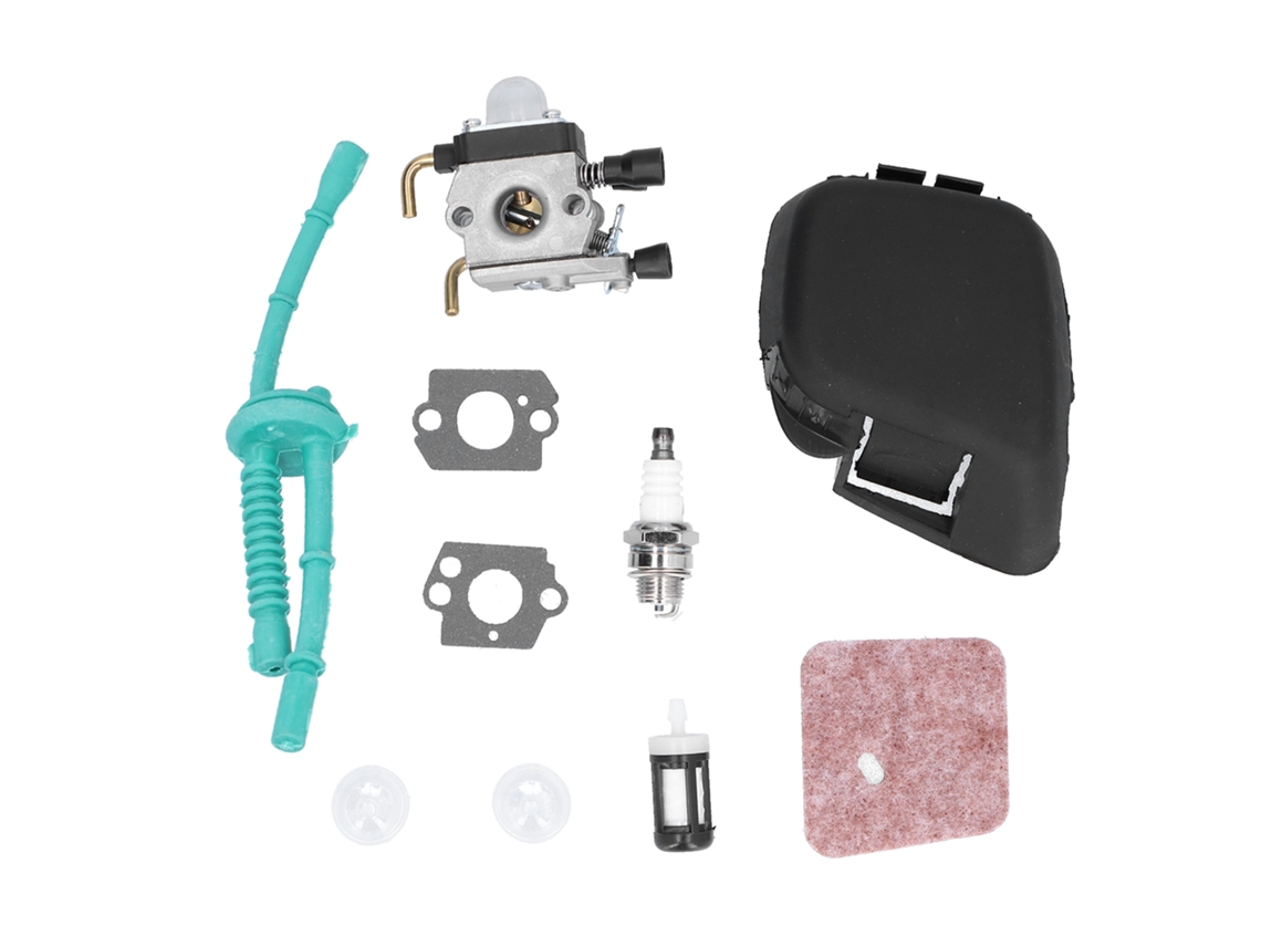 Kit de carburador con filtro de aire para Stihl FS45 46 55 55R FC55 38 Repuesto