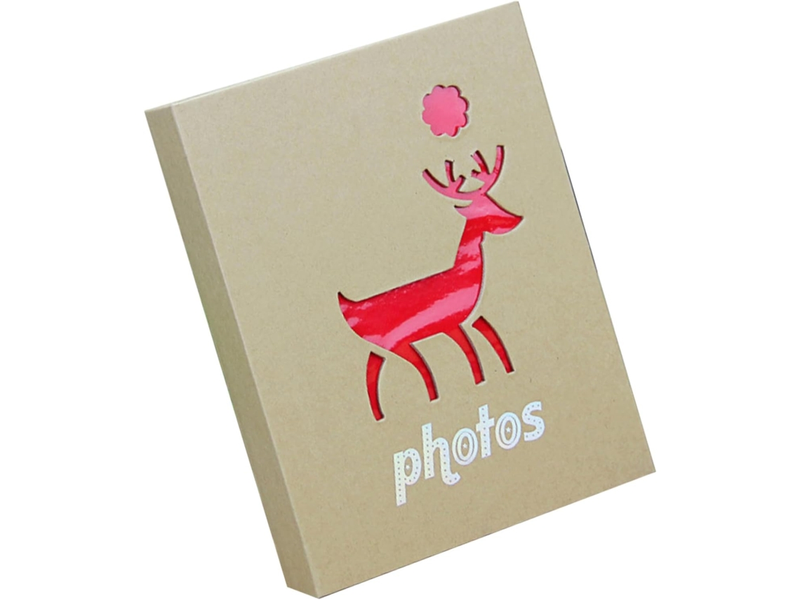 Álbum Fotos Creativo Bebés 100 Páginas Papel Kraft Resistente Bolsillos Transparentes Libro Familiar
