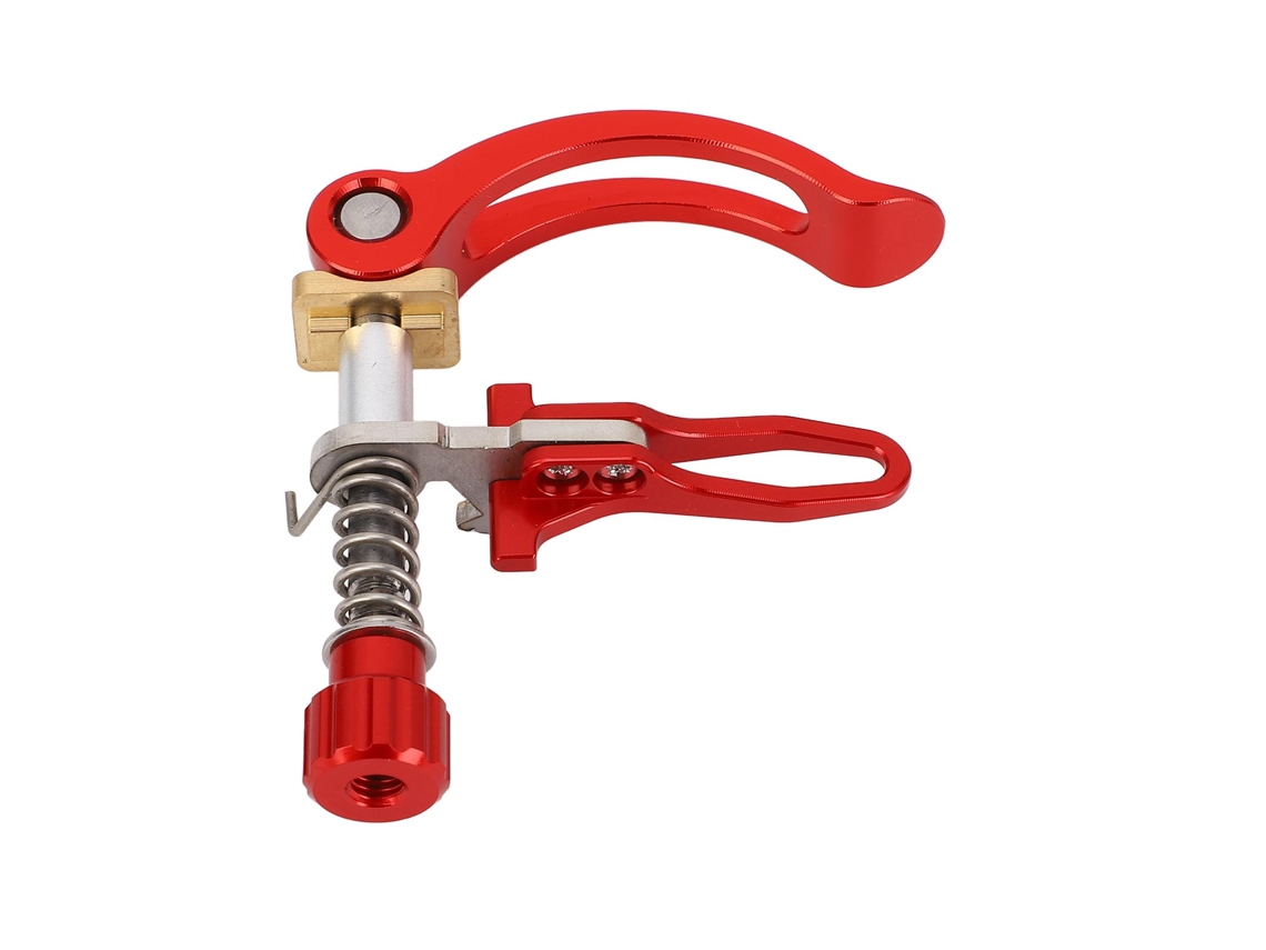 2026-abrazadera De Seatpost De Liberación Rápida De Acero Inoxidable Para Bicicletas Plegables 3sixty 31.8mm Rojo