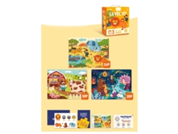 2026-puzzles De Rompecabezas Para Niños Juguetes Educativos De Entrenamiento De Pensamiento Lógico Y Habilidad Manual Fase 3 Md3103