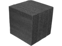 Juego De 4 Insertos De Espuma Negra De 200x197x53 Mm, Paneles De Espuma De Acolchado Profesional