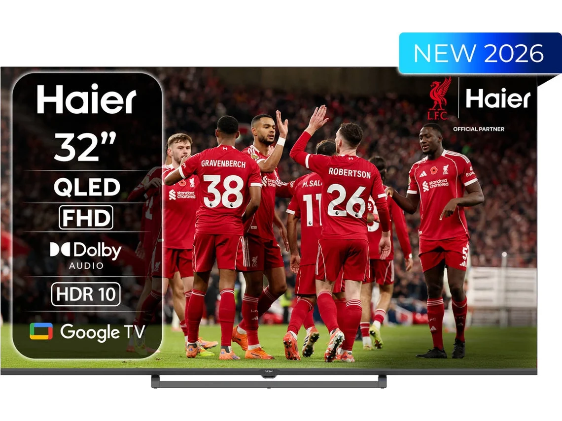 TV HAIER S80 H32S80GFX (QLED - 32'' - 81 cm - 4K Ultra HD - Smart TV)