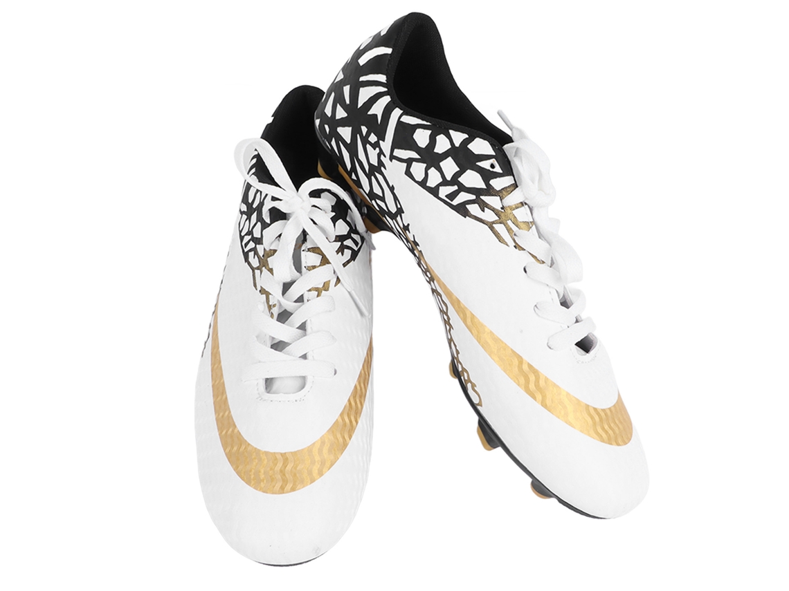 Botas De Fútbol Bajas Para Hombre Con Agarre Y Transpirabilidad Para Césped Artificial 001 Blanco Talla 42