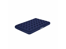 Colchón Hinchable De Aire Doble Full Bestway 191x137x22 Cm Azul | Soporta Hasta 300 Kg | Inflador Eléctrico 220v Incluido