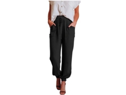 Pantalones Deportivos Para Mujer Con Cinturón Elástico Y Bolsillos. Tejido Suave Y Transpirable. Estilo Casual Y Cómodo.