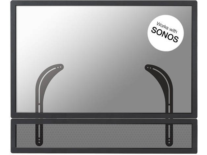 Newstar Soporte Para barra de sonido altavoces 15 kg negro 200 x 100600 400 450 nssb100