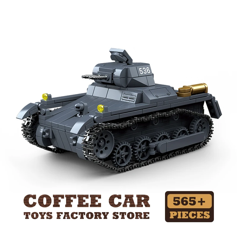 Tanque del Ejército - Bloques de Construcción - Modelo - Vehículos Militares Blindados de Guerra - Bloques de Construcción para Ensamblar - Juguetes Educativos - Regalos