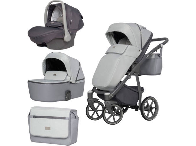 Carrito de Bebé Individual RIKO Marla + Kite Isofix Ready Stone