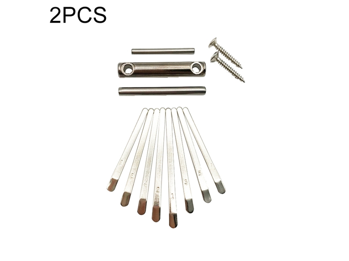 Accesorios de lengüeta para kalimba de 8 teclas, 2 piezas HALINUIA