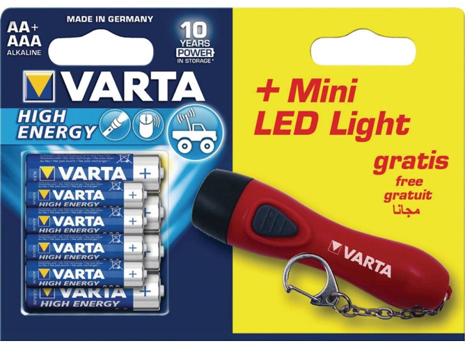 Pilas recargable VARTA High Energy
