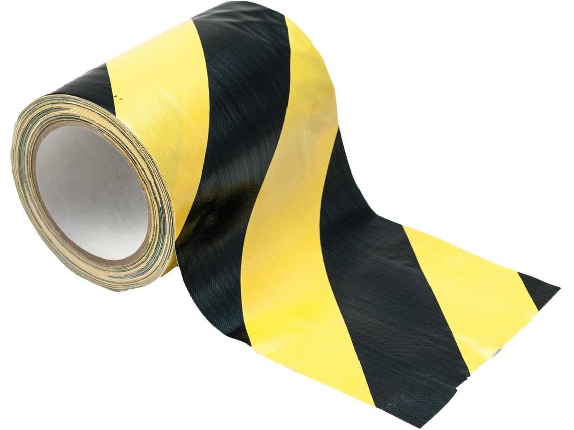 Cinta para Cables ACCESSORY yellow/black 150mm x 15m