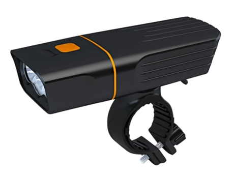Juego de faros delanteros para bicicleta, luz trasera para bicicleta, luz trasera USB para bicicleta, luz trasera para bicicleta (negro) CHRONUS