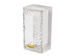 Dispensador De Papel Higiénico Multifuncional De Abs Pet Para Montaje En Pared, Ideal Para Baño Y Cocina, 124x215x102 Mm.