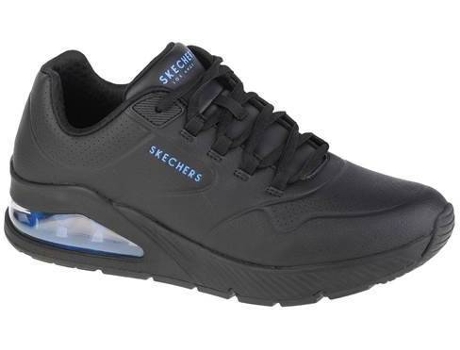 Botas SKECHERS Cuero Sintético Hombre (44 - Negro)