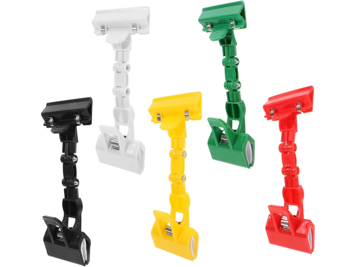 Juego de 5 pinzas giratorias ajustables Slowmoose para pintura y documentos.