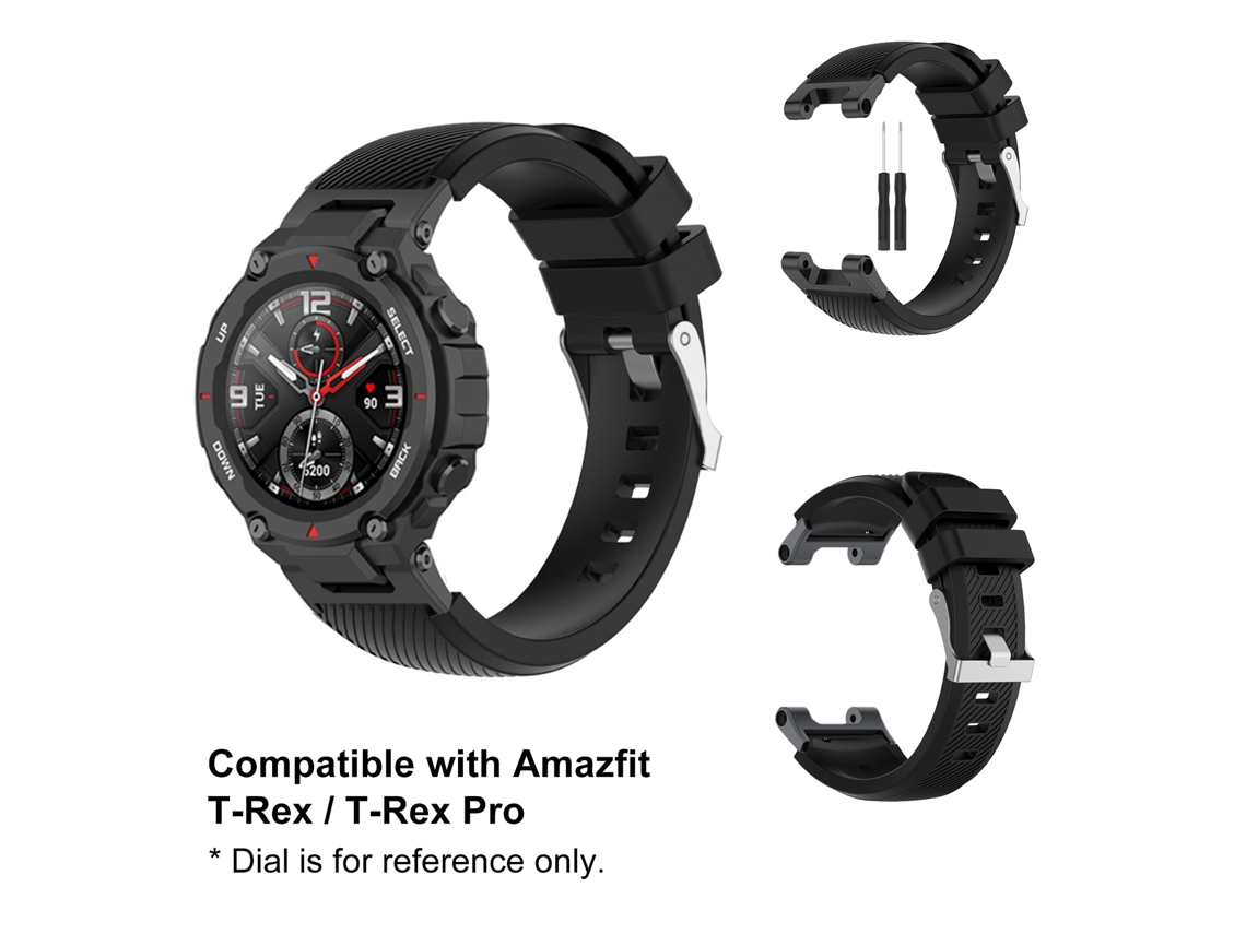 Baoj-bracelete De Relógio De Substituição Em Silicone Para Amazfit T-rex Pro
