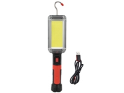 Linterna De Trabajo Led Portátil 20 W, Recargable, Magnética Y Con Gancho Para Acampar Realizar Repa