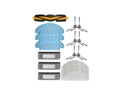 Conjunto de pano de esfregona com escova lateral principal para filtro ecovacs deebot t9 aivi