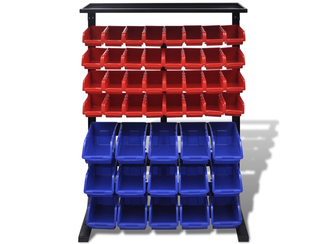 Maison Exclusive - Organizador De Herramientas Para Taller, Azul/ Rojo