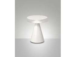 Lámpara de mesa LED FABAS LUCE Neutral 8w 750lm 3000k, Estructura de metal y metacrilato con luz ajustable mediante tacto, Color blanco FABAS LUCE