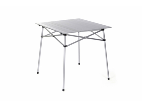 Mesa de slatte de campamento - O'Camp - Cubierta de transporte incluida - Ligera y duradera Fácil de transportar 70 x 70 x 70 cm TRENDYFLAIR