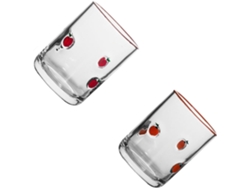 Vaso De Vidrio Tallado En Relieve De 414 Ml (14 Onzas) Para Todas Las Ocasiones Y Bebidas. Pintura