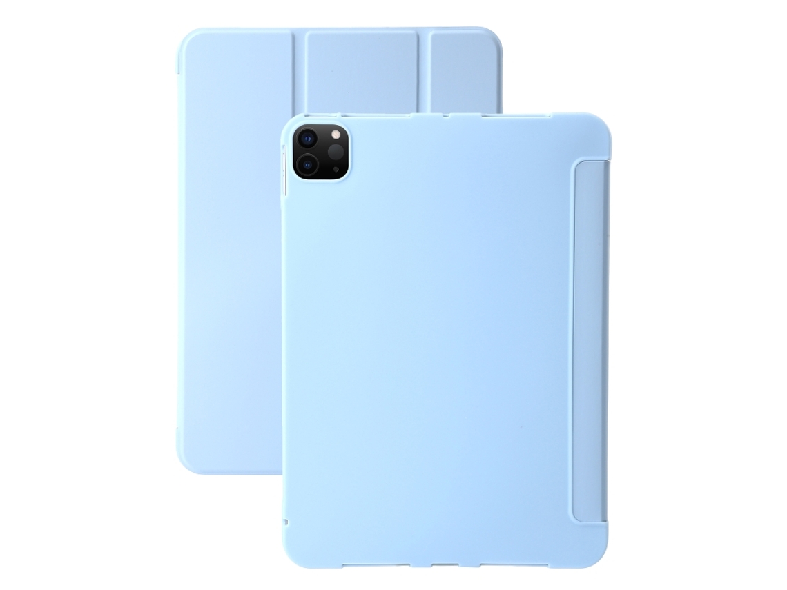 Capa Para Ipad Pro 9.7 2016 9.7 Polegadas Com 3 Dobras,azul Celeste