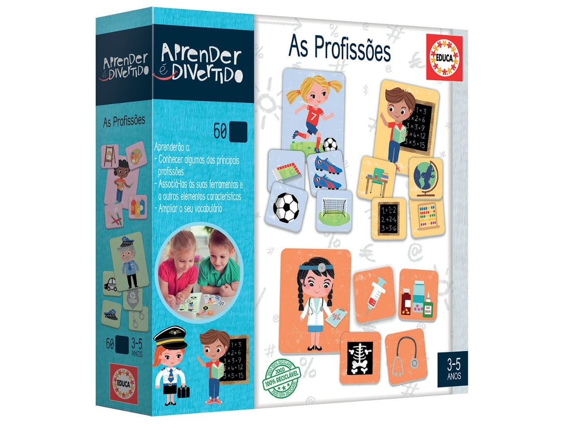 Juego EDUCA el aprendizaje de profesiones es divertido 19516 (Edad Mínima: 3 años)