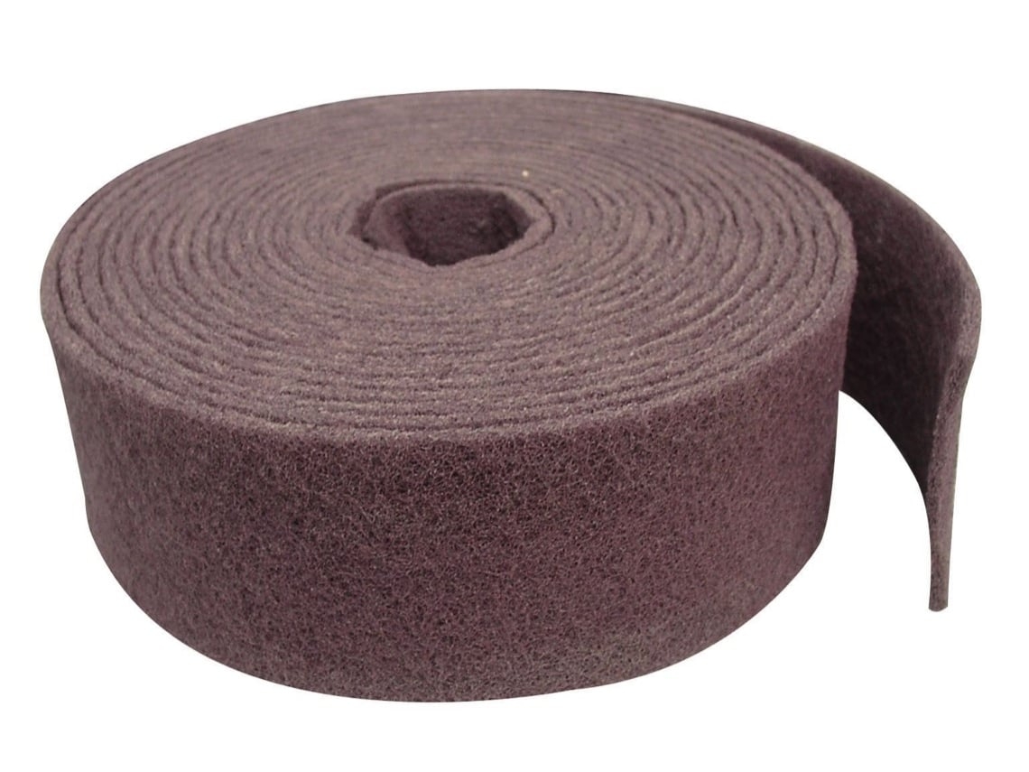 CALFLEX-RVA250/A-Rollos fibra abrasiva sin tejer calidad profesional (Ancho 250 mm Largo 10.000 mm Grano VF-280/320)