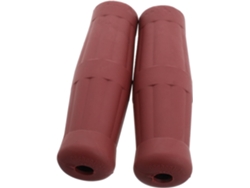 1 Par De Capas Universais De Borracha Antiderrapante Para Manoplas De Guidão