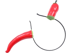 Tiara Divertida Para Festas, Tamanho Único, Com Estampa De Pimenta Em Espuma Para Adultos, Acessório De Cabelo Para Festas.