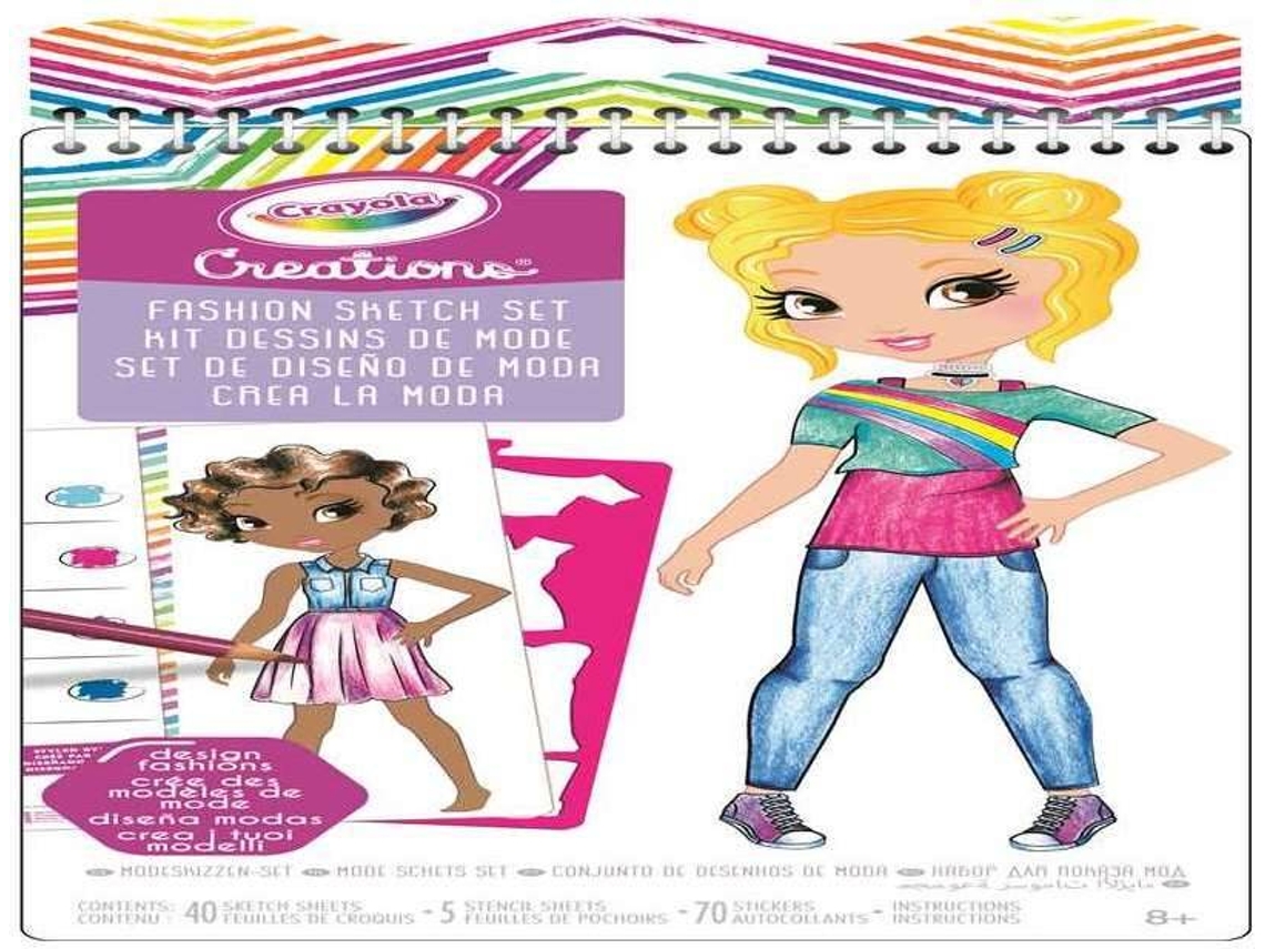 Album Diseño De Moda CRAYOLA Creations  (3 años)