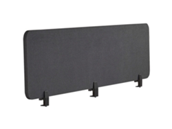 Divisor de escritorio BELIANI Wally de Poliéster Gris 180x2x40