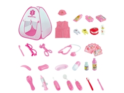 Kit De Médico Infantil Con Tienda De Campaña Médica, Traje Y Herramientas De Dentista - Juguete De Rol Para Niños
