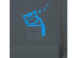 Rebe-sticker De Interruptor Creativo De Pvc Impermeable Y Desmontable Para Decoración Infantil