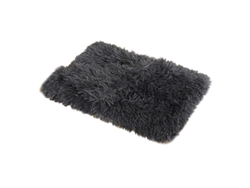 Rebe-manta Para Mascotas Suave Y Cálida De Doble Capa Lavable Microfibra Poliéster Para Perros Y Gatos L Gris Oscuro