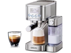 Cafelffe Mk-801 Máquina De Espresso 20 Bar, Espumador Automático, Doble Caldera Con Control Pid Y Autolimpieza