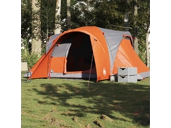 Tienda de campaña familiar impermeable tipo domo para 6 personas, gris/naranja, Wsd990493 Lovely Home