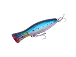 2026rebe-lures De Pesca Popper Bait Similares A La Vida Con Anzuelo Triple (purpuraazul)