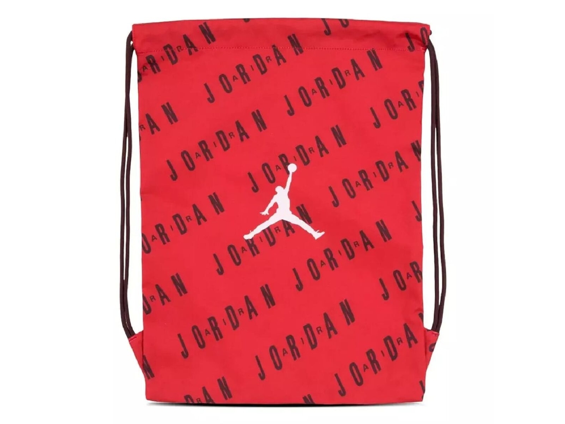 Bolsa Mochila Com Cordas Jordan Jan Core Gym Sack 9a0745 R78 (vermelho Poliéster)