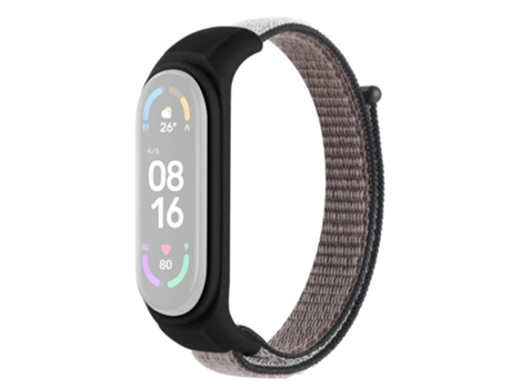 Correa de Silicona ajustable anti-perdida para Xiaomi Mi Band 3/Band 4/Band 5/Band 6/Band 7 - gris hierro