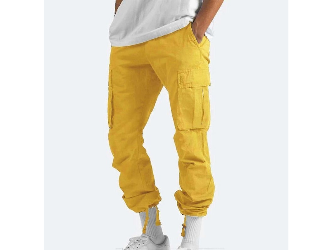 2026-pantalones Cargo Hombre Casual De Algodón Con Bolsillos Múltiples Para Actividades Al Aire Libre Y Fitness