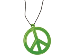 Collar DISFRAZZES Colgante Hippie (9 cm)