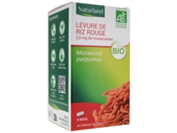Levadura Roja de Arroz Ecológica 120 Cápsulas Vegetales NATURLAND