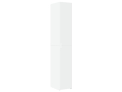 Armario alto, derivados de la madera, blanco, MAISON EXCLUSIVE, 30x42,5x185 cm