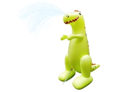 Dinosaurio T-rex Gigante Inflable Con Aspersor De Agua. 180x130cm.