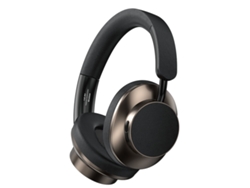 Vylara Fones De Ouvido Retro Over-ear Em Couro Para Desporto, Sem Fios Bluetooth(preto)